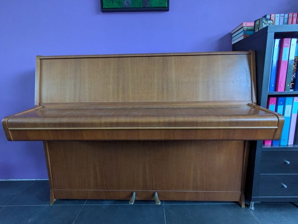 Rössler Piano, Ophalen, Gebruikt, Bruin, Piano