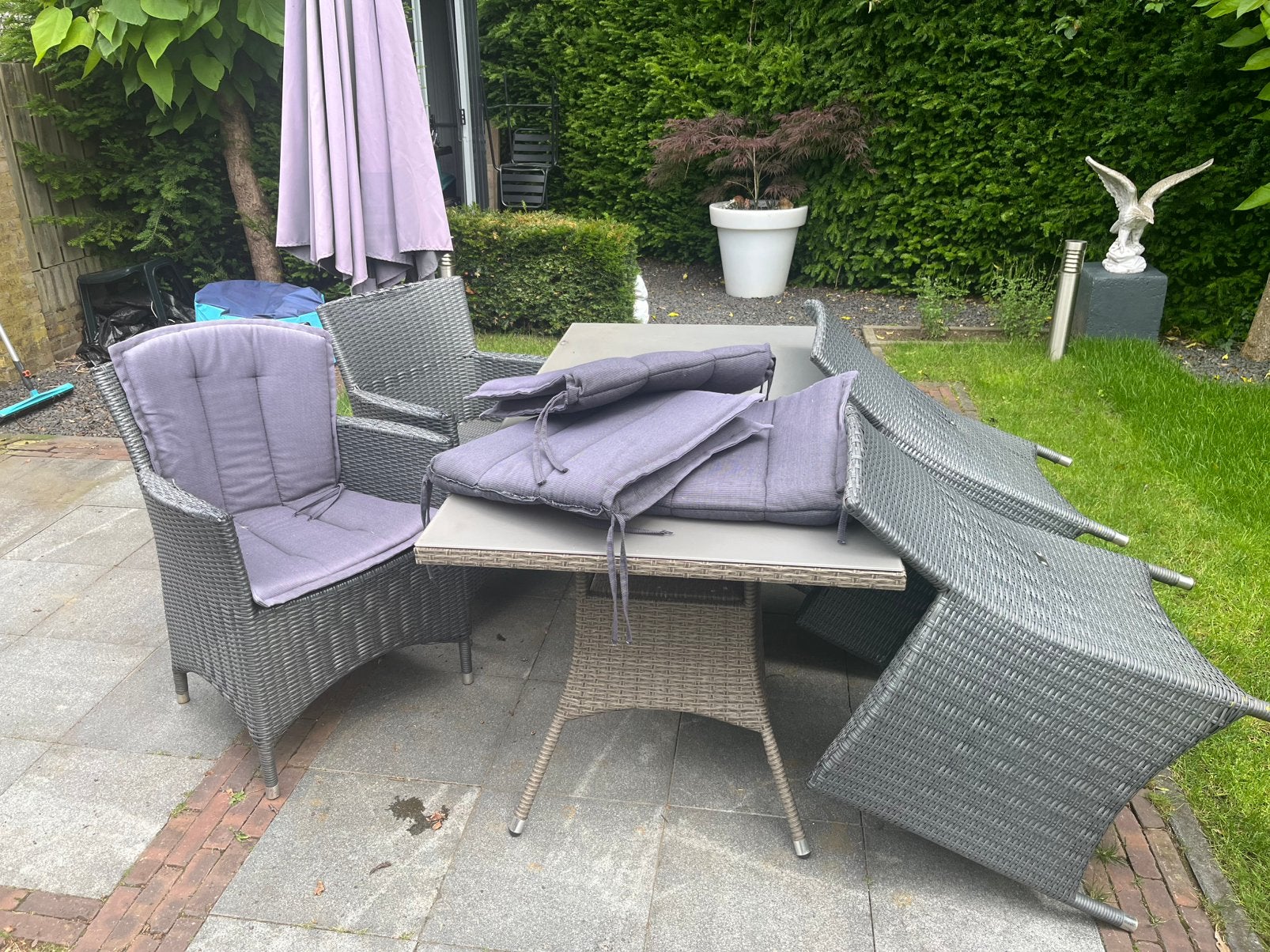 Tuinset, Tuin en Terras, Tuinsets en Loungesets, Ophalen, Gebruikt