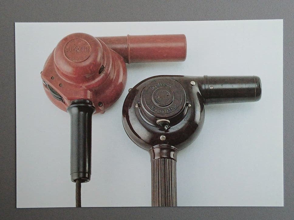 Ansicht  Bakeliet Haardrogers - Supreme & Schott Simplex, Verzenden, 1980 tot heden, Ongelopen, Overige thema's