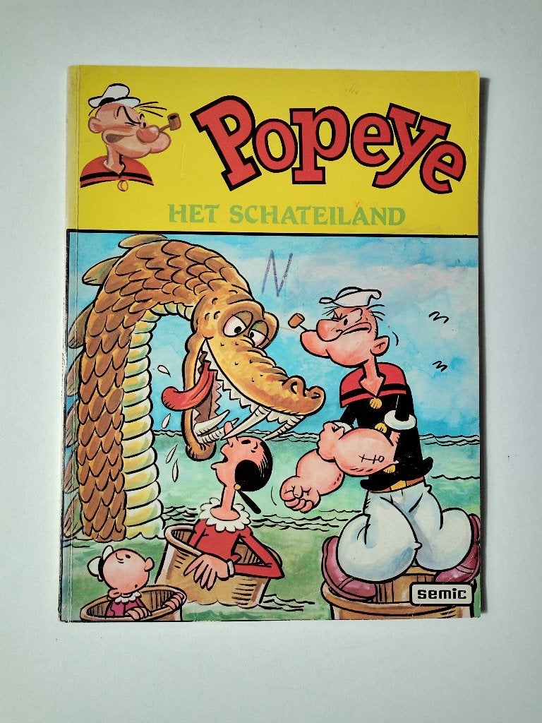 stripboek Popeye het schateiland, Boeken, Eén stripboek, Ophalen, Zo goed als nieuw