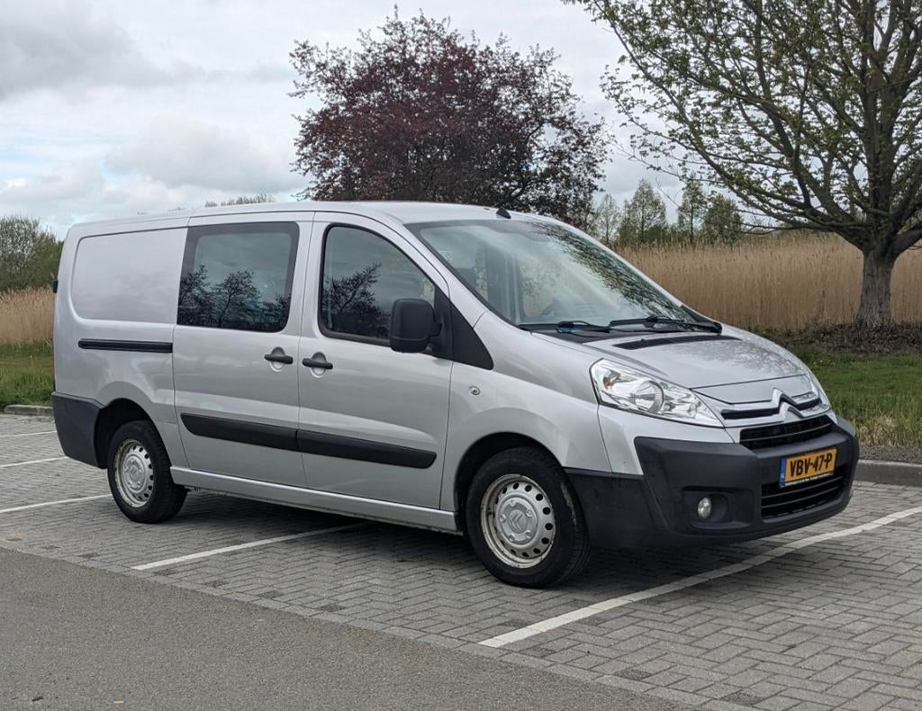 Citroën Jumpy | Dubbele cabine | Kan op grijs kenteken, Auto's, Voorwielaandrijving, Stof, 4 cilinders, 14 km/l