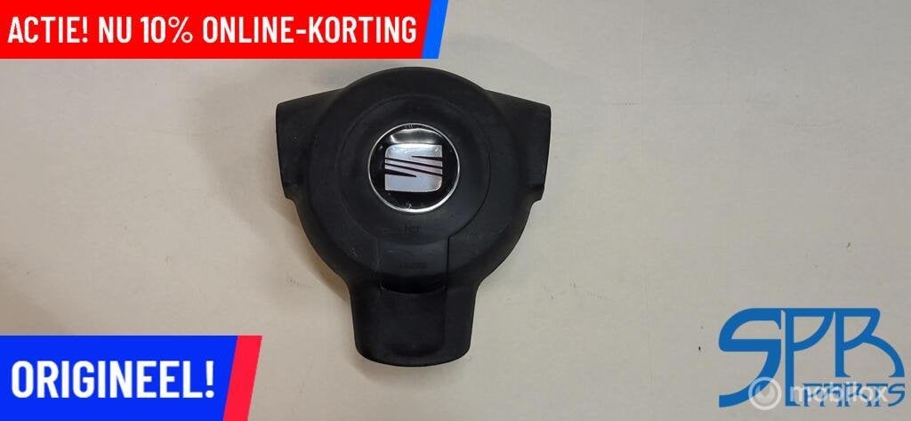 Stuurairbag origineel SEAT LEON 1P 1P0880201 AIRBAG STUUR, Gebruikt, Ophalen of Verzenden, Seat, Seat