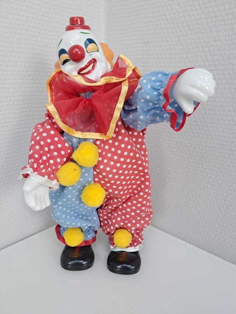 Vintage Clown Muziekdoos Pop (Jaren '80/'90) – Werkt Soepel!, Verzamelen, Ophalen of Verzenden, Zo goed als nieuw