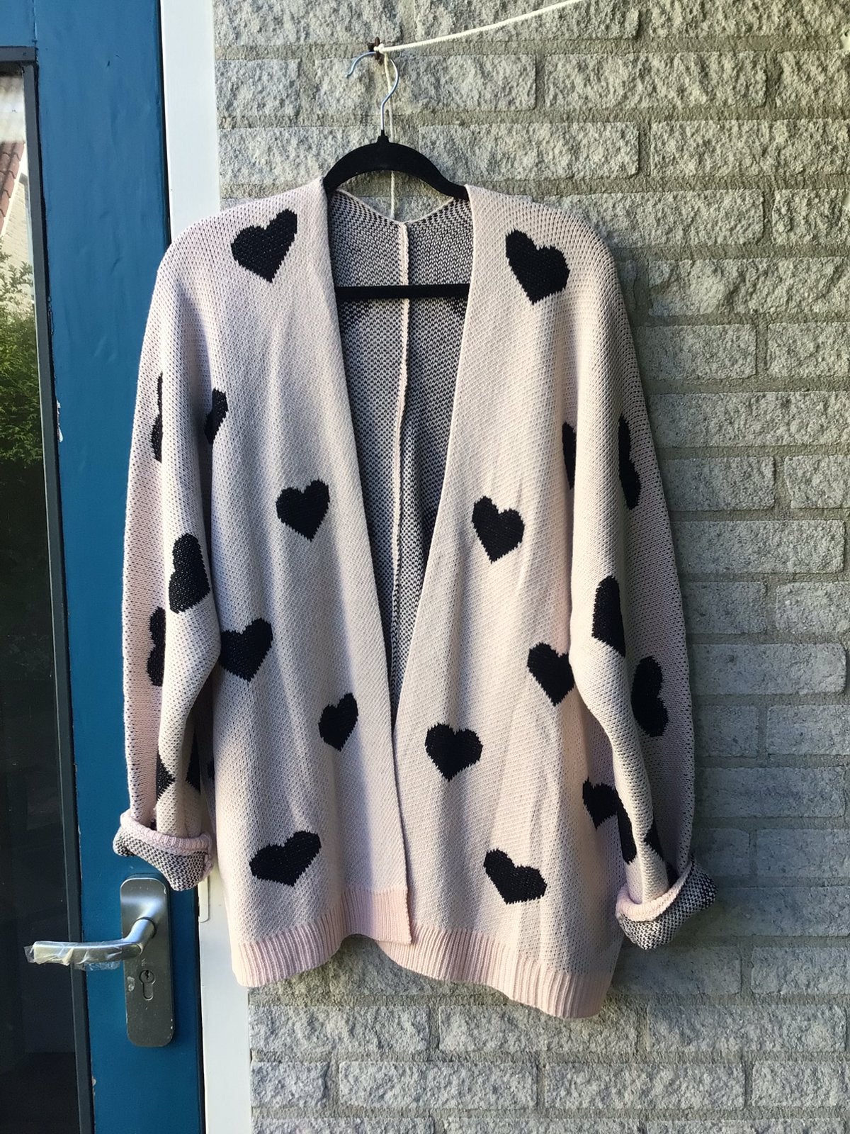 Heel mooi beige VEST met hartjes, NIEUW, mt 3XL(42 t/m 48), Ophalen of Verzenden, Nieuw, Maat 42/44 (L), Beige