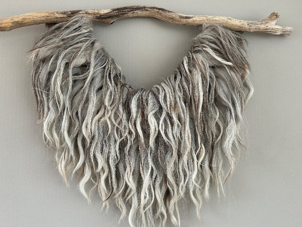 Unieke handgemaakte wandhanger van natuurlijk materiaal, Huis en Inrichting, Woonaccessoires | Wanddecoraties, Gebruikt, Wandhanger