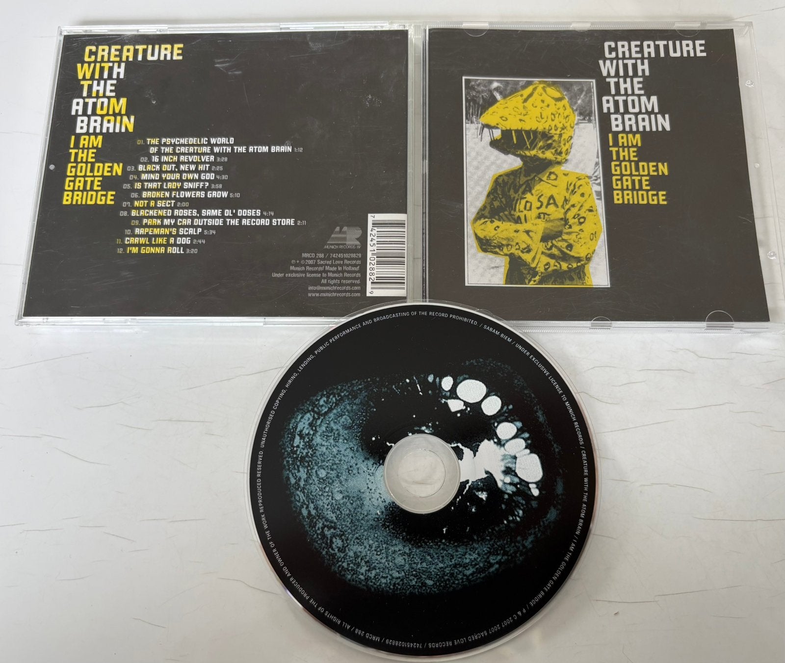 Creature with the atom brain - I am the golden gate bridge, Ophalen of Verzenden, Zo goed als nieuw, Poprock