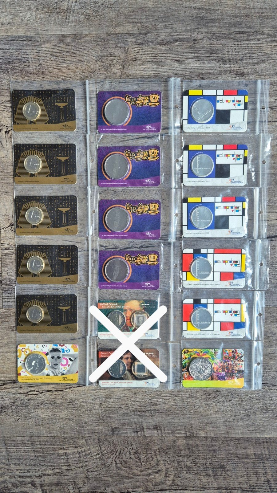 Coincards en Penningen Collectie, Verzenden, Nederland en Buitenland, Munten