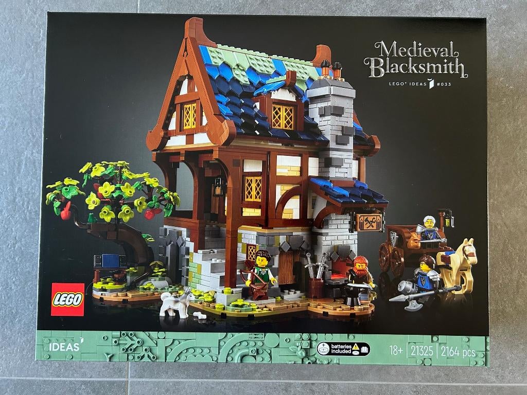 LEGO Ideas (21325) Middeleeuwse Smid *Nieuw*, Lego, Nieuw, Ophalen of Verzenden, Ideas