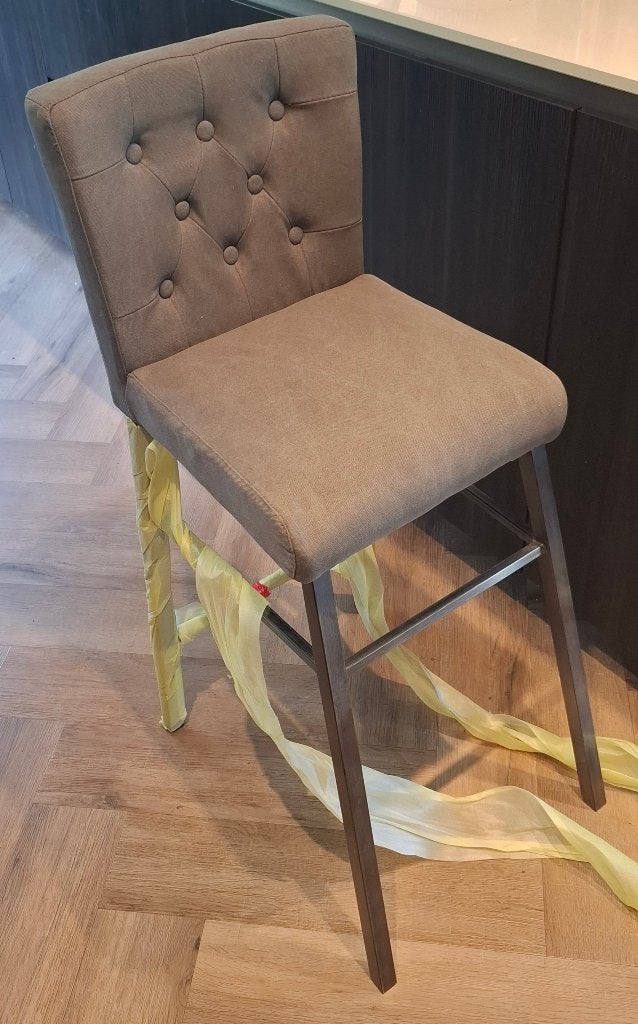 Foto 5 van NIEUWE mooie set van 2 barkrukken/barstoelen
