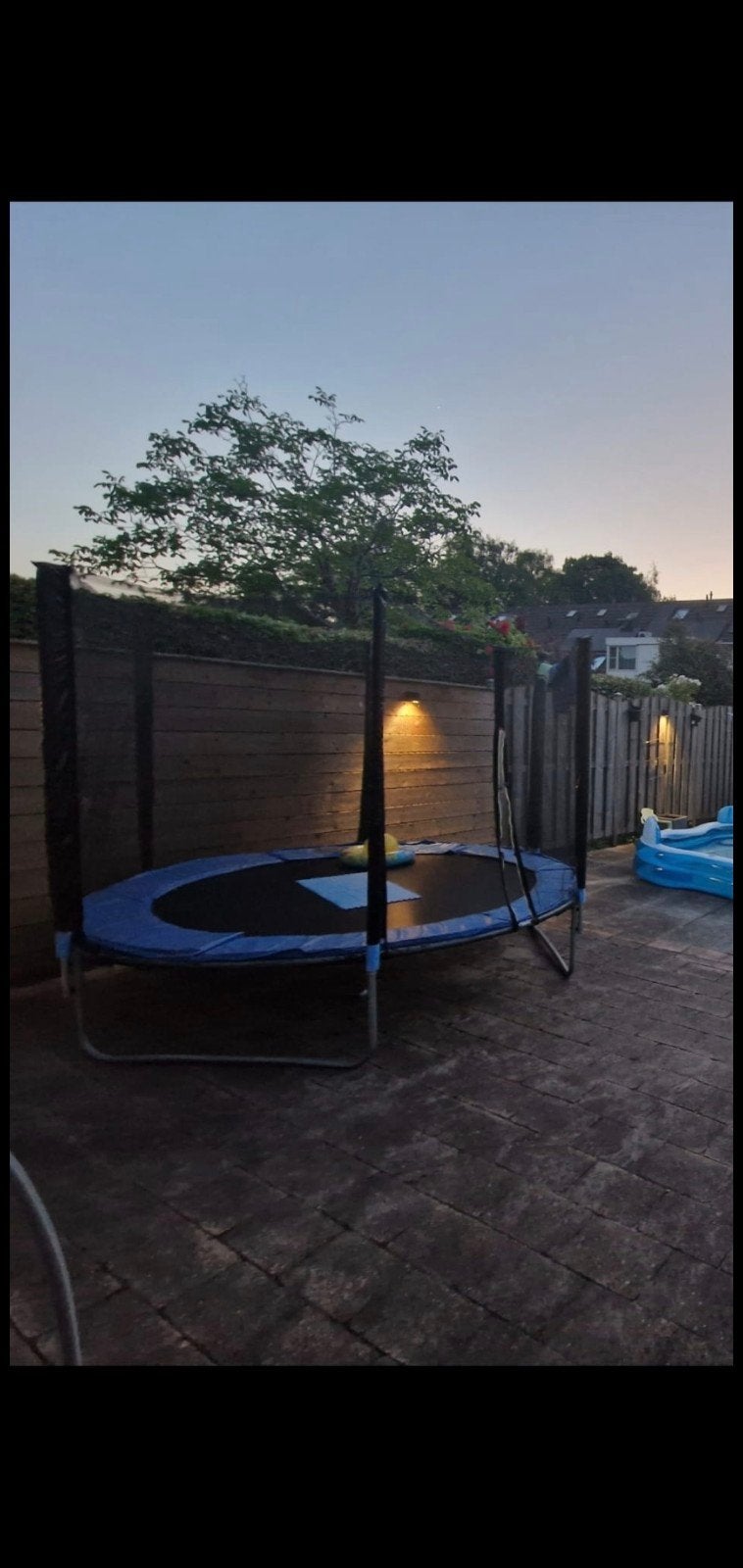 Trampoline met veiligheidsnet, Ophalen, Gebruikt
