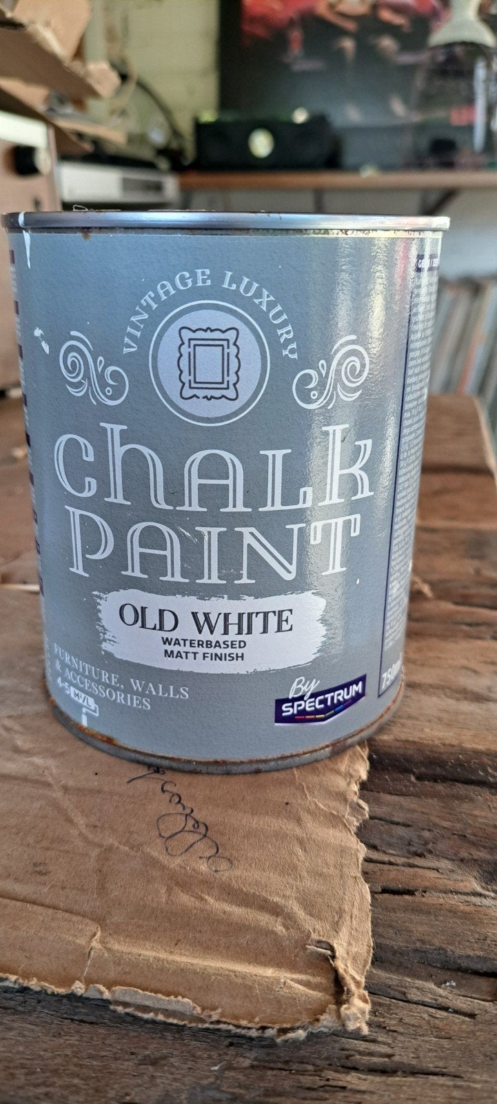 Vintage Luxury Chalk Paint - Old White (750ml), Ophalen of Verzenden