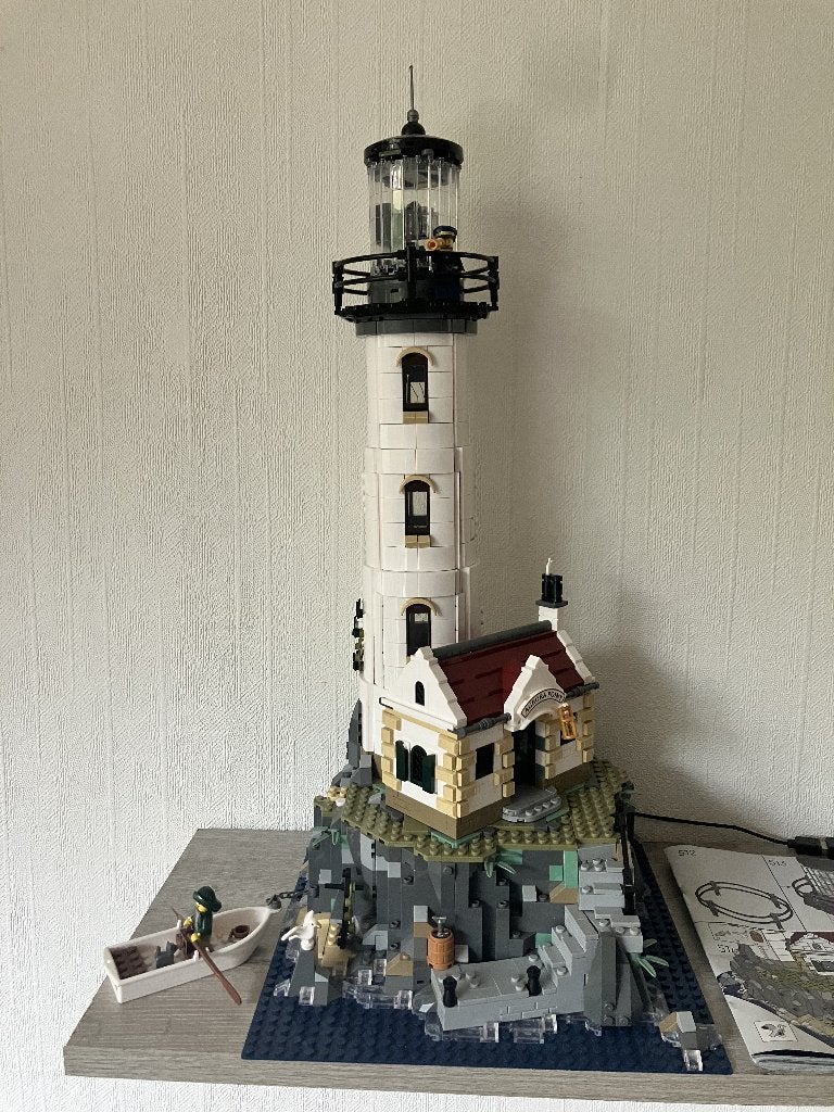 Op Lego gebaseerd Ideas 21335 Gemotoriseerde Vuurtoren, Compleet, Lego, Ophalen of Verzenden, Complete set