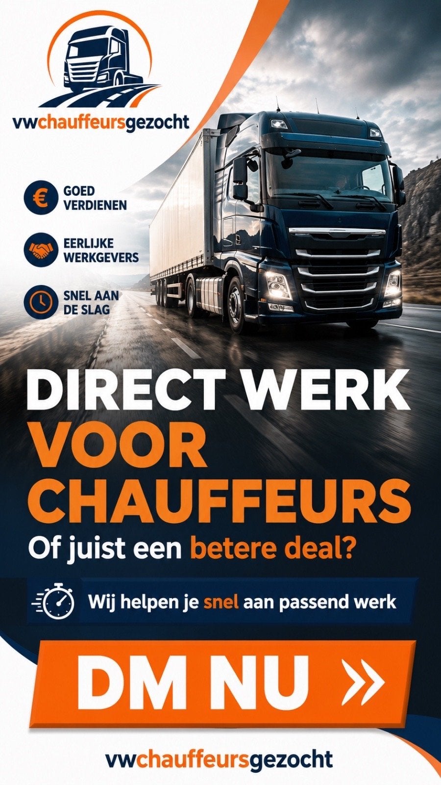 Vrachtwagen chauffeurs gezocht, Vacatures, Overige uren, Overige niveaus, Starter, Overige vormen
