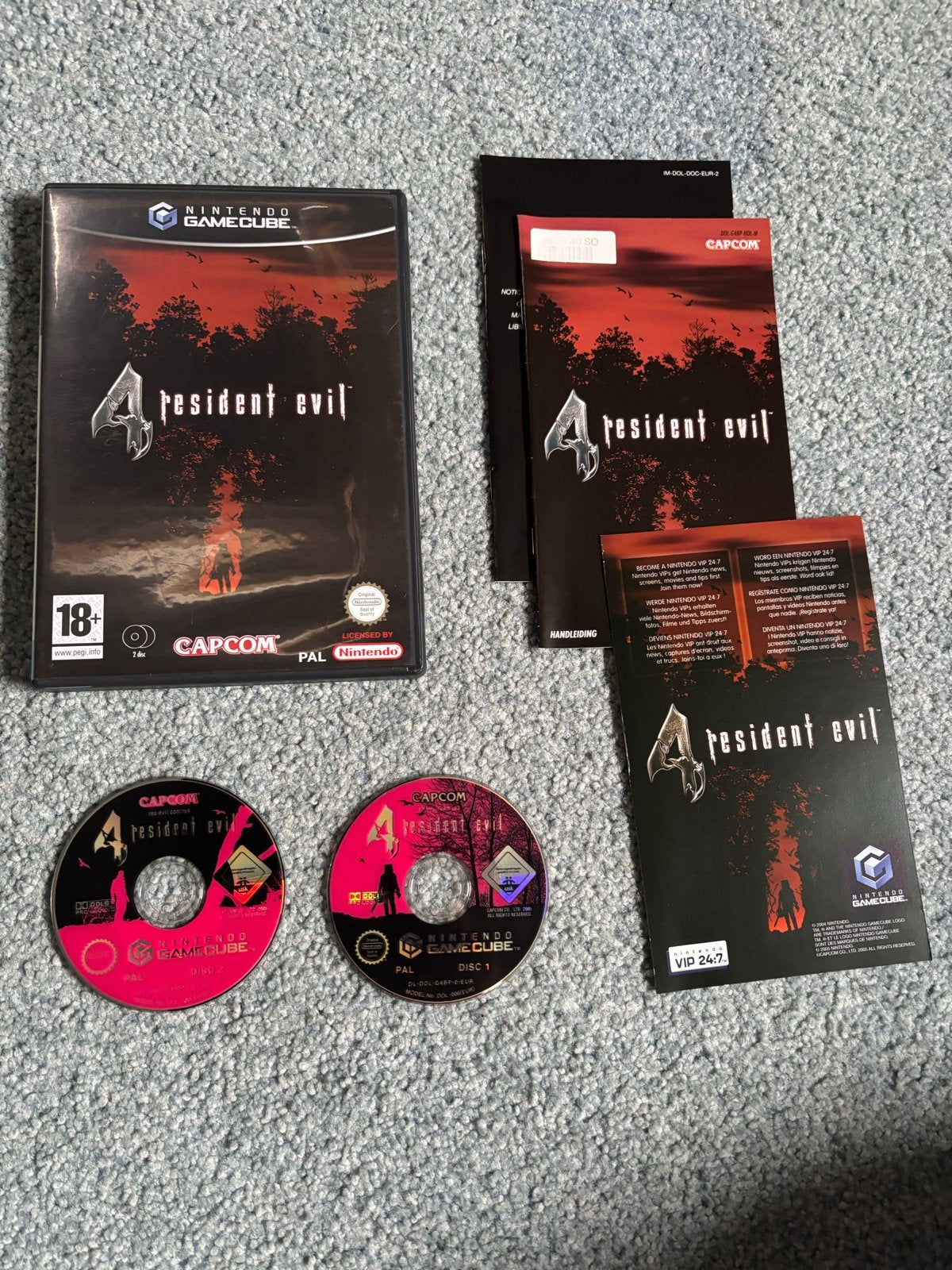 Resident Evil 4 - Nintendo GameCube (Compleet), Spelcomputers en Games, Games | Nintendo GameCube, Vanaf 18 jaar, 1 speler, _