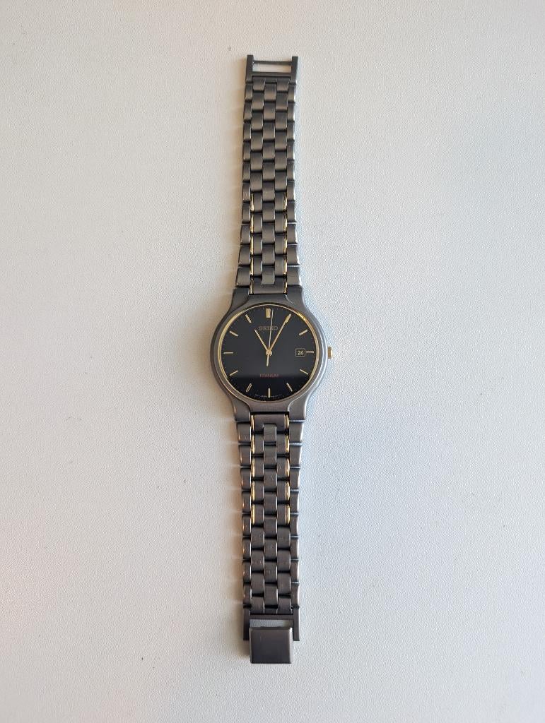 Seiko Titanium SLC055P (2001) – Complete set, Sieraden, Tassen en Uiterlijk, Horloges | Heren, Gebruikt, Polshorloge, Overige materialen