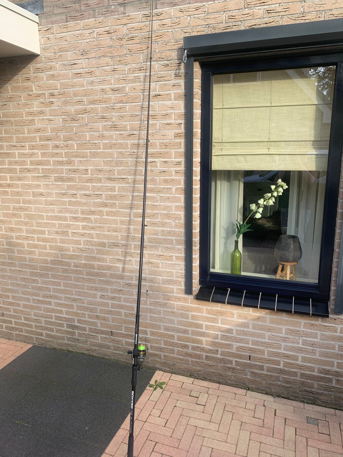 2 Sterke Karper hengels 3m met vrijloop. Doodaas montage!, Ophalen, Zo goed als nieuw, Werphengel