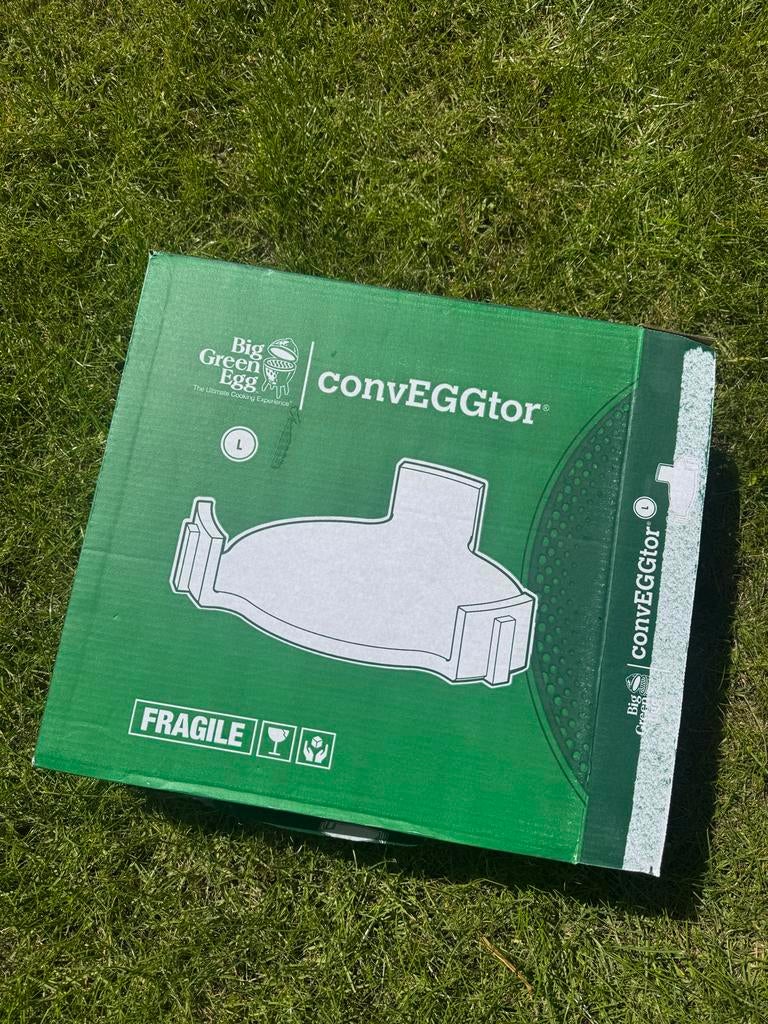Big Green Egg Conveggtor Large - Hitte schild BBQ, Ophalen, Zo goed als nieuw