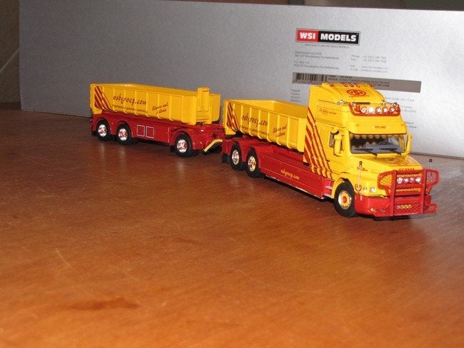 Tekno WSI Scania Torpedo VSB combi, Hobby en Vrije tijd, Ophalen of Verzenden, Zo goed als nieuw, Bus of Vrachtwagen, Tekno