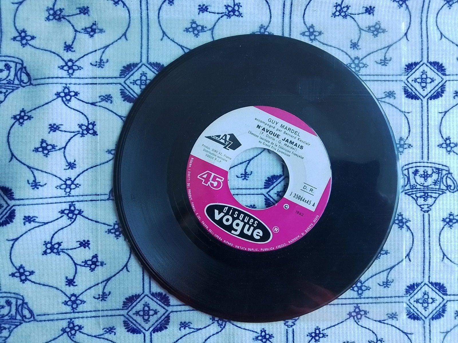 Guy mardel           N'avoue jamais, Ophalen of Verzenden, Zo goed als nieuw, 7 inch, Pop
