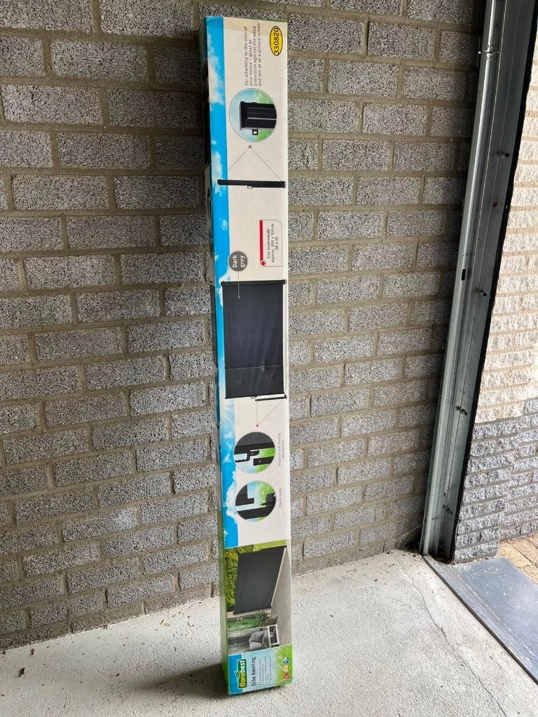 Uittrekbaar tuinscherm nieuw in doos 3x1,6m, Ophalen, Kunststof, Nieuw, 200 cm of meer
