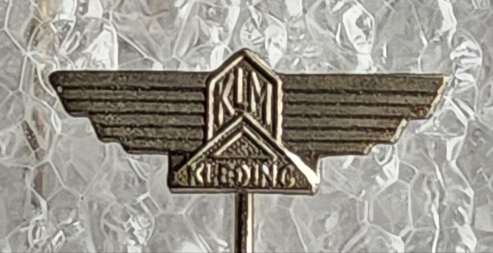 Vintage KLM Kleding Speldje, Verzamelen, Ophalen of Verzenden, Gebruikt, Transport, Speldje of Pin