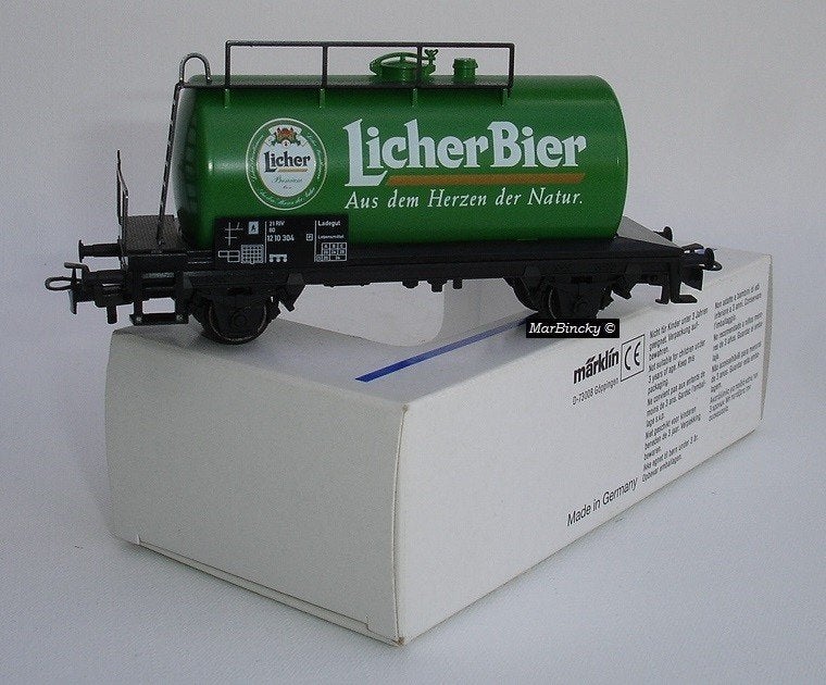 Märklin 4440 Licher Bier Aus dem Herzen der Natur Ketelwagen, Wisselstroom, Ophalen of Verzenden, Märklin, Nieuw