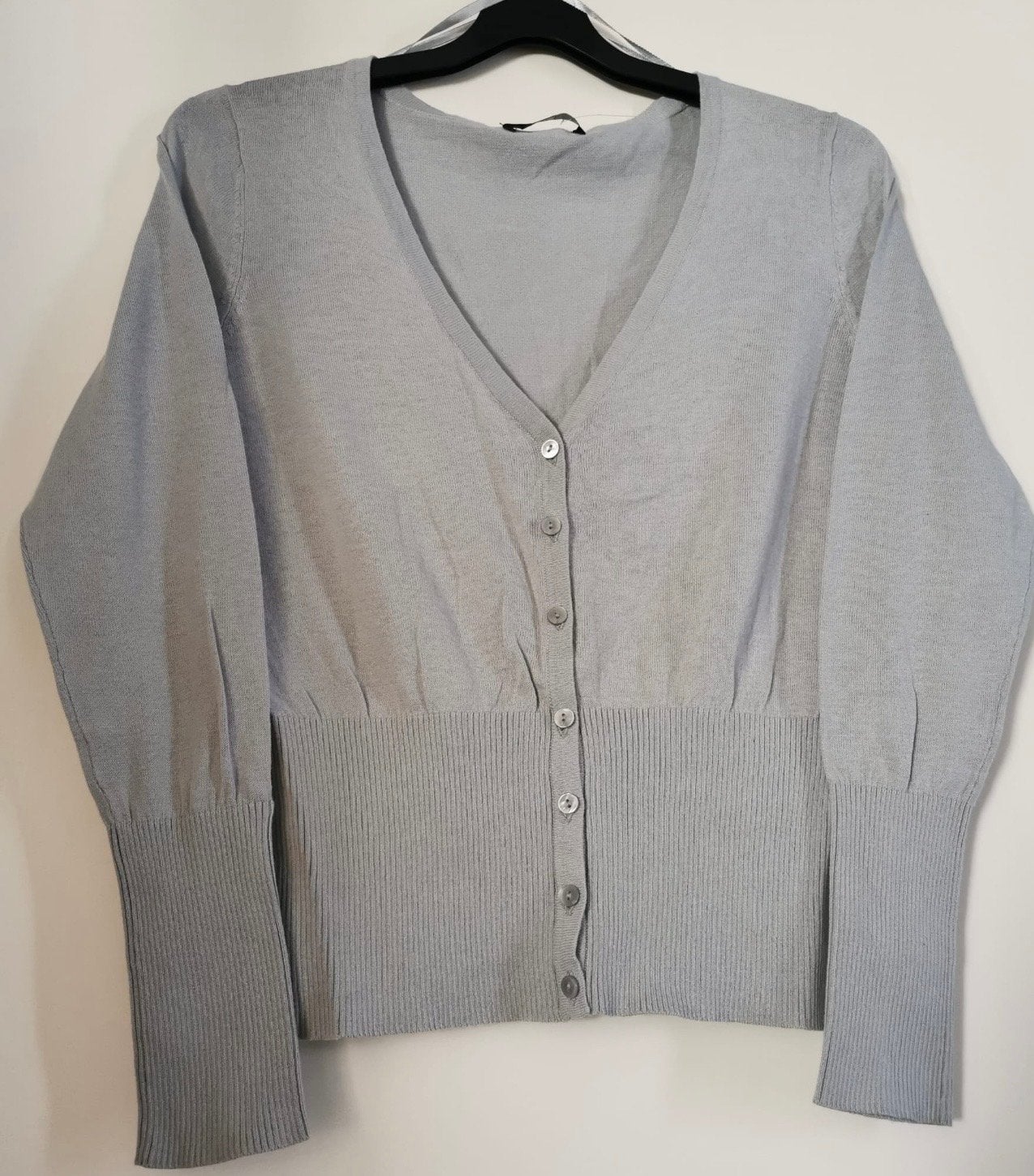 Hema Vest 100% Katoen Maat L Lichtgrijs Dun Vest, Ophalen of Verzenden, Nieuw, Maat 42/44 (L), Grijs