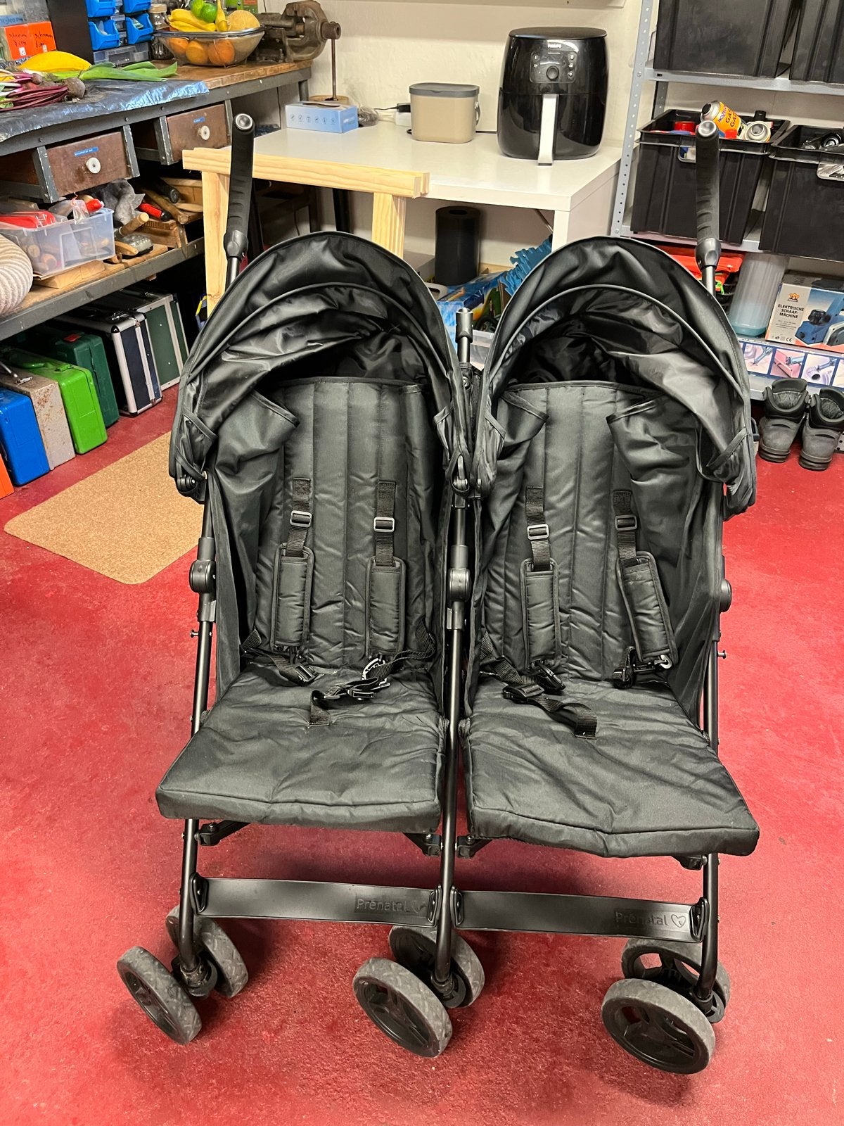 Duo-buggy als nieuw - Perfect voor twee kinderen, Duowagen, Zo goed als nieuw, Ophalen, Kinderwagen
