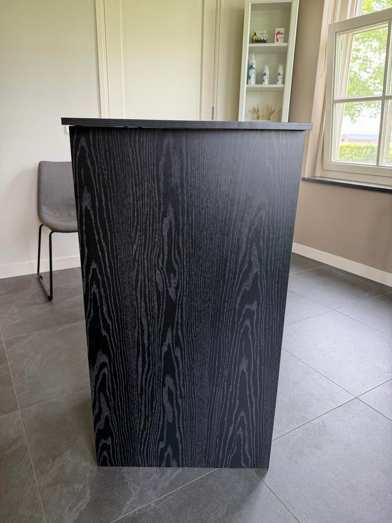 Zwart houten receptie balie, Ophalen of Verzenden, Nieuw