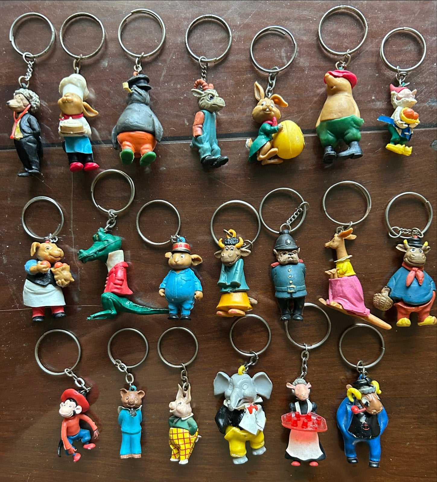 20 verschillende Flipje Tiel sleutelhangers, Verzamelen, Ophalen of Verzenden, Gebruikt, Knuffel of Figuurtje
