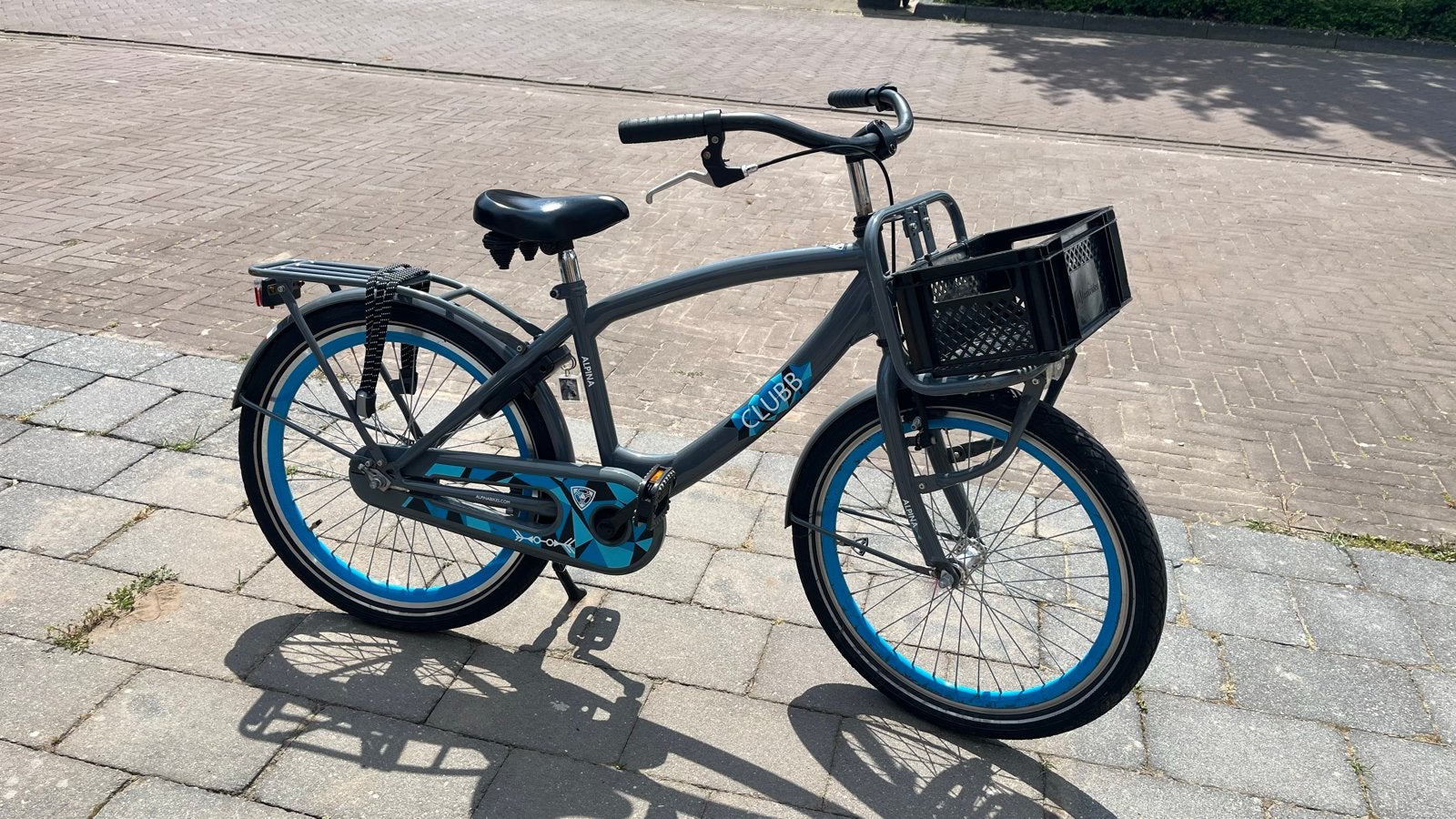 Alpina Kinderfiets, Fietsen en Brommers, Fietsen | Kinderfietsjes, Zo goed als nieuw, 20 inch of meer, Terugtraprem, Ophalen