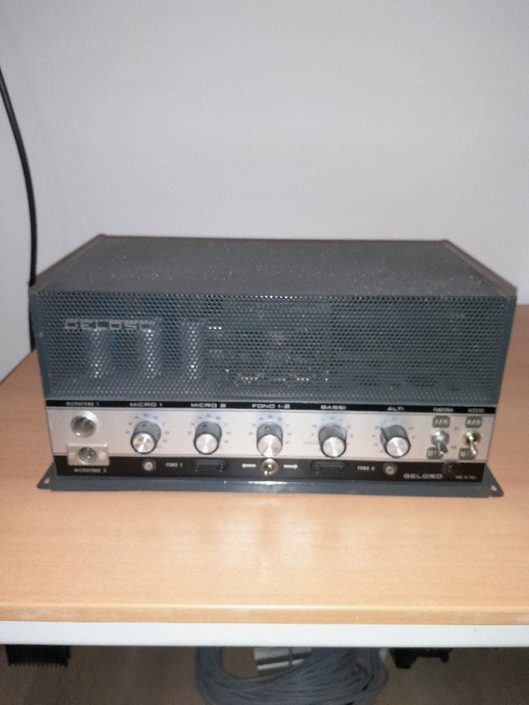 Geloso G.1/1070-A buizenversterker, Ophalen, Versterker