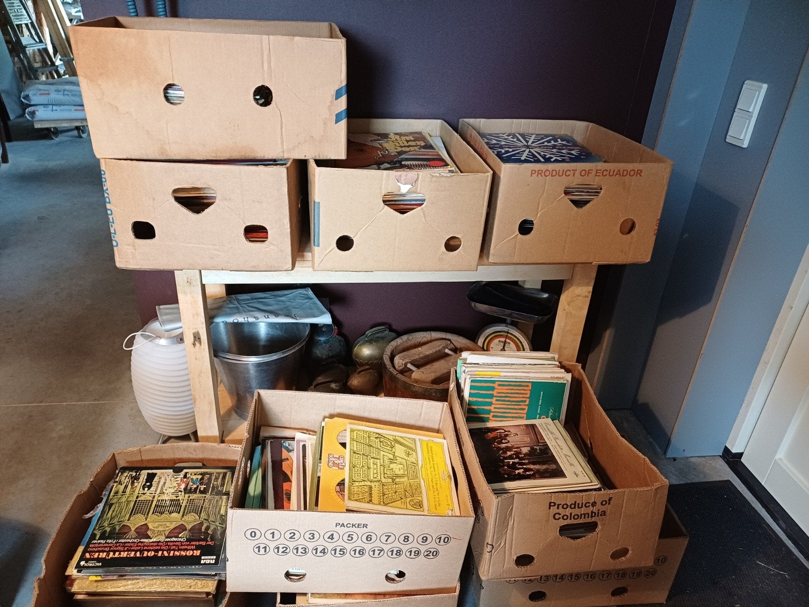 Teab ruim 500 klassieke lp vinyl platen, Ophalen, Gebruikt, Overige formaten