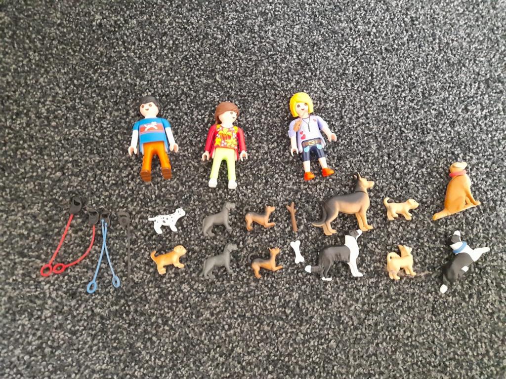 Playmobil Hondenuitlaatservice met Figuren en Honden, Ophalen of Verzenden, Gebruikt, Jongen of Meisje