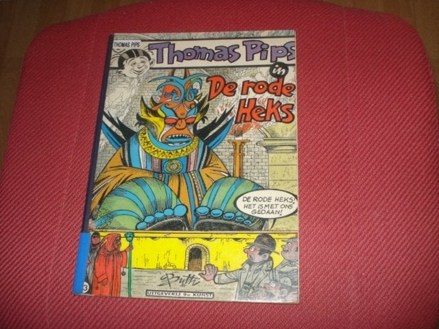 THOMAS PIPS ( DE RODE HEKS) 1998,GENUMMERD, GESIGNEERD, Eén comic, Europa, Ophalen of Verzenden, Zo goed als nieuw