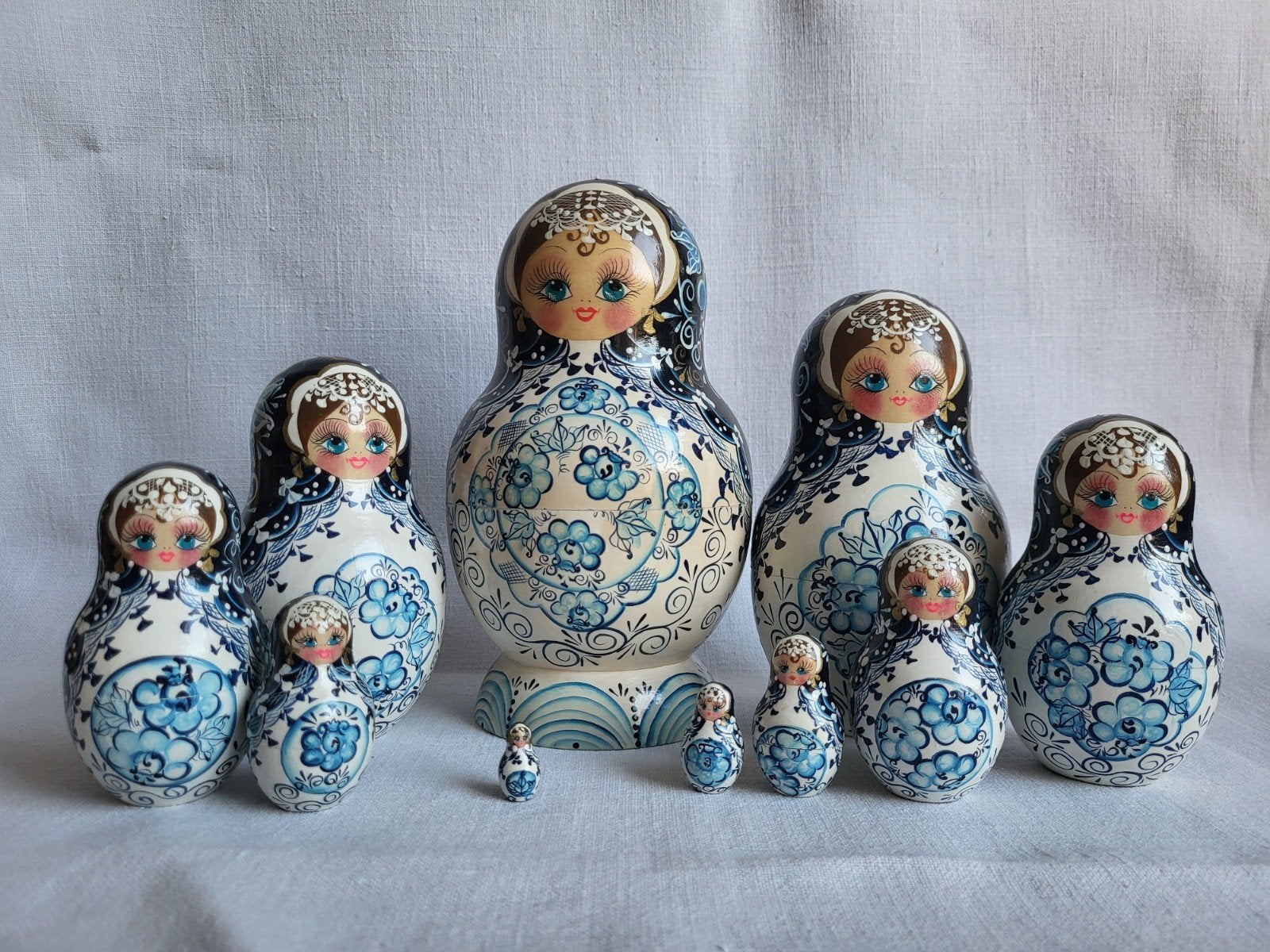 Matroesjka babushka matryoshka 10 delig, Ophalen of Verzenden