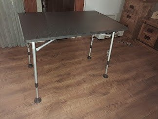 Westfield Aircolite 100 tafel (Donkergrijs/aluminium), Caravans en Kamperen, Camper-accessoires, Ophalen, Zo goed als nieuw