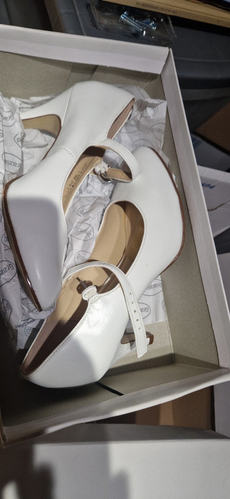 Witte Graceland Pumps Maat 37, Ophalen, Pumps, Wit, Zo goed als nieuw