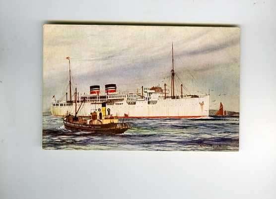 scheepvaart-VERZAMELING-kaart-K-7-HIGHLAND MONARCH, Ophalen of Verzenden, Zo goed als nieuw, Boek of Tijdschrift