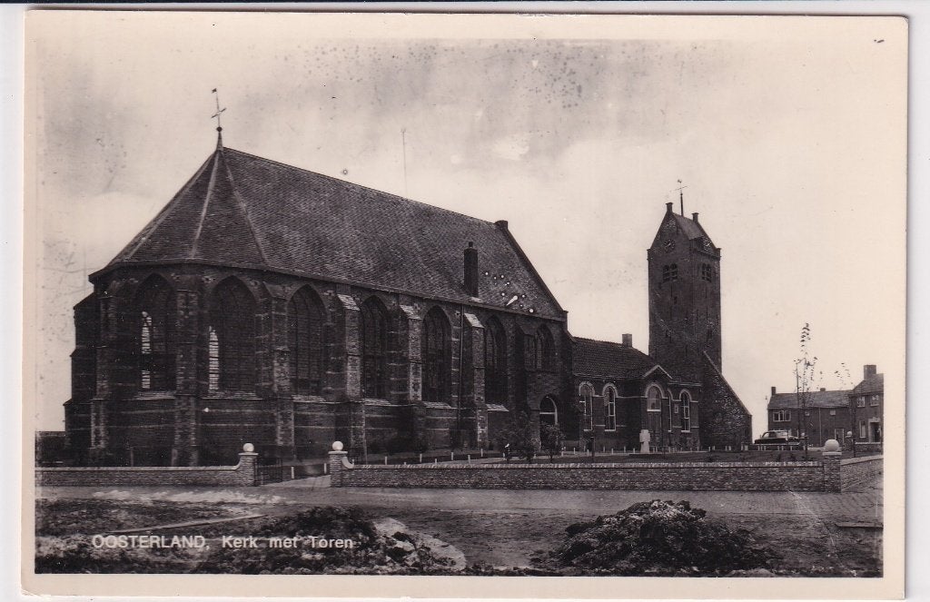 Oosterland kerk, Verzenden, 1960 tot 1980, Ongelopen, Zeeland