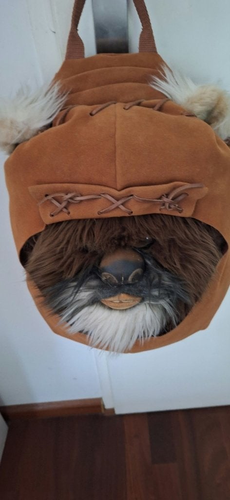 90's Star Wars Ewok Wicket rugtas, Ophalen of Verzenden, Zo goed als nieuw, Gebruiksvoorwerp