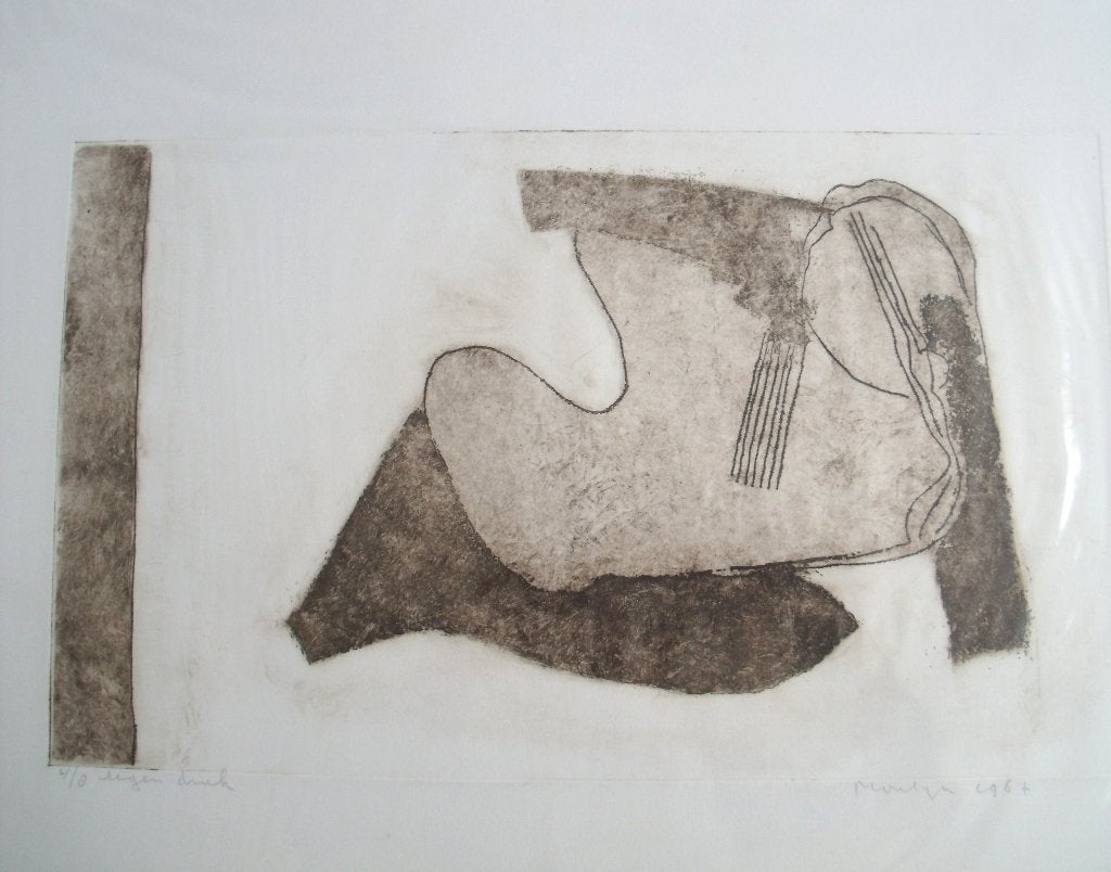 Jan Montyn (1924-2015) zonder titel - nr. 4/8 - 1967, Ophalen of Verzenden