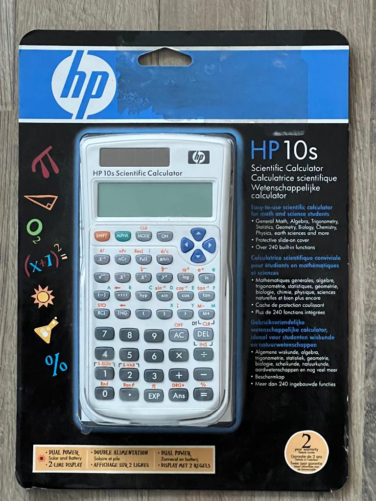 HP 10S Wetenschappelijke rekenmachine NIEUW, Ophalen of Verzenden, Nieuw