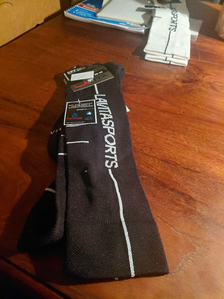 Lavitra Sports Compressie Sokken Zwart Maat 43/46, Zwart, Ophalen of Verzenden, Lavitra Sports, Nieuw