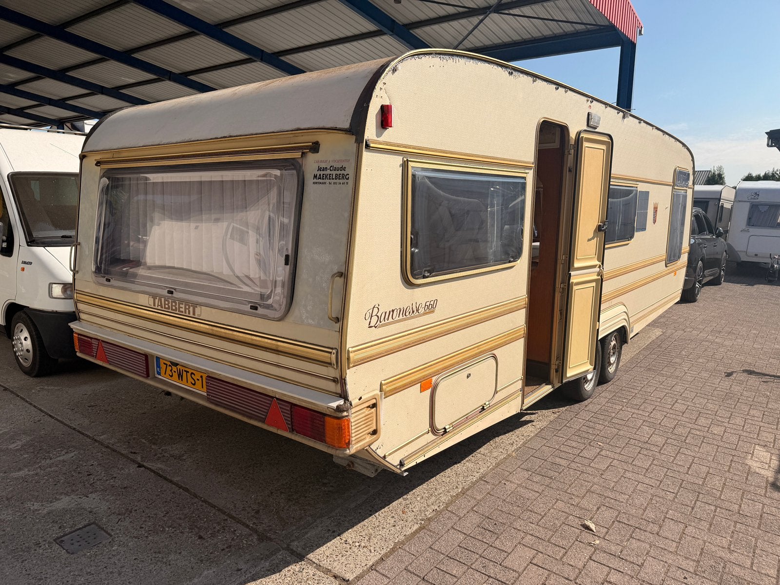 Tabbert comtesse 660 met kenteken, Caravans en Kamperen, Rondzit, Tabbert, Bedrijf, Tot en met 4