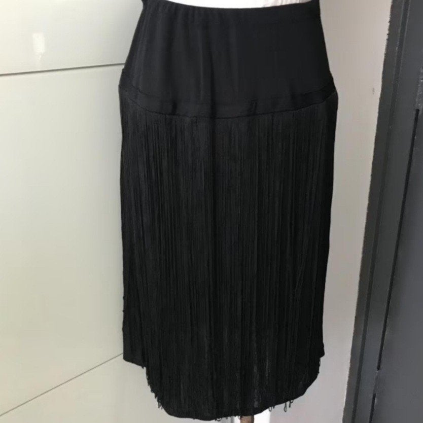 Zwart "Charleston" Rokje, Kleding | Dames, Ophalen of Verzenden, Kleding, Maat 36 (S), Overige thema's