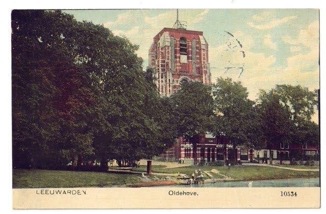 Leeuwarden - Oldehove (1909) - Nauta kaart, Verzamelen, Verzenden, Voor 1920, Gelopen, Friesland