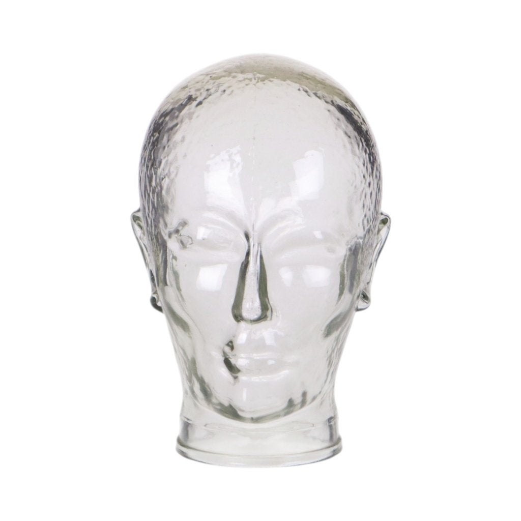 Zwaar Glazen Hoofd Etalage Mannequin Display 24cm, Ophalen of Verzenden, Huis en Inrichting