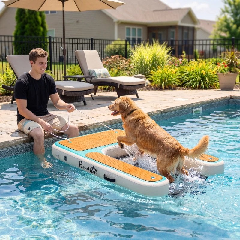 Opblaasbare honden wateropreing hondenram zwembad 151x102 cm, Ophalen of Verzenden, Nieuw