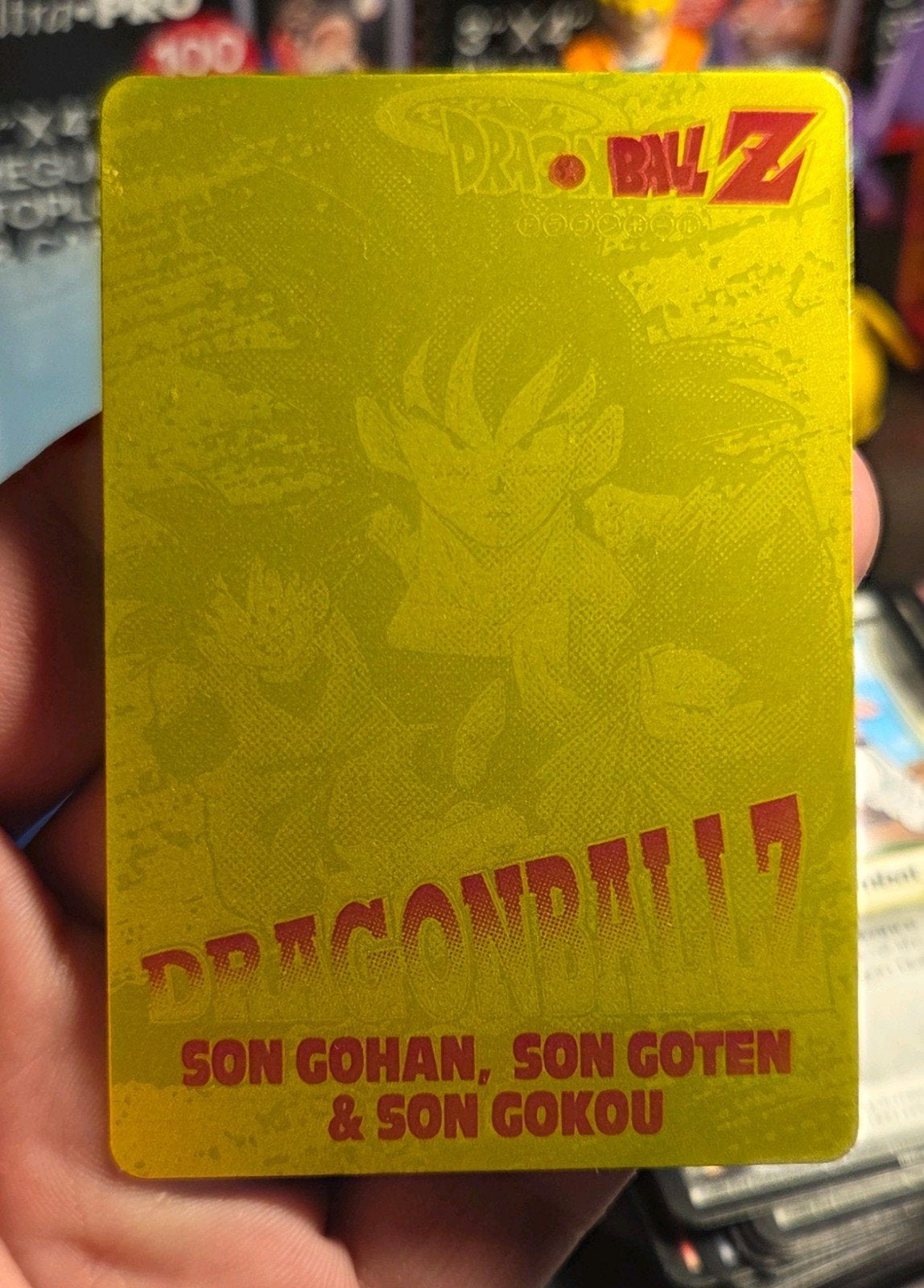Gohan Goten Gokou 1178 Gold Cardass PP Amada - EXC, Ophalen of Verzenden, Zo goed als nieuw